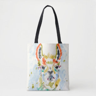 Bolso De Tela Llama de alta fidelidad - retrato