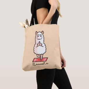 Bolso De Tela Llama de la yoga - Llamaste