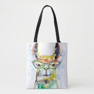 Bolso De Tela Llama de los Sabelotodo-Pantalones