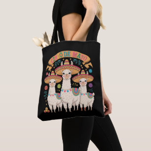 Bolso De Tela Llama Divertido Fiesta Cinco De Mayo Fiesta