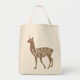 Bolso De Tela Llama dramática