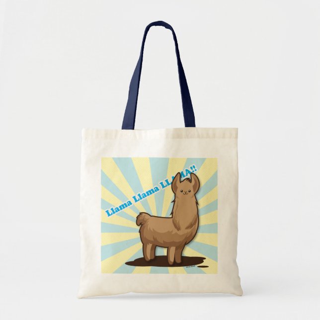 Bolso De Tela ¡Llama, llama, llama! (Frente)