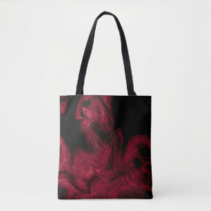 Bolso De Tela Llama roja