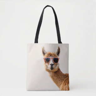 Bolso De Tela Llama suave con gafas de sol encendidas