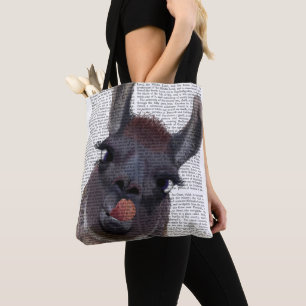 Bolso De Tela Llama tonta