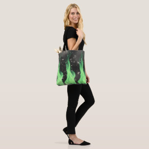 Bolso De Tela Llama verde