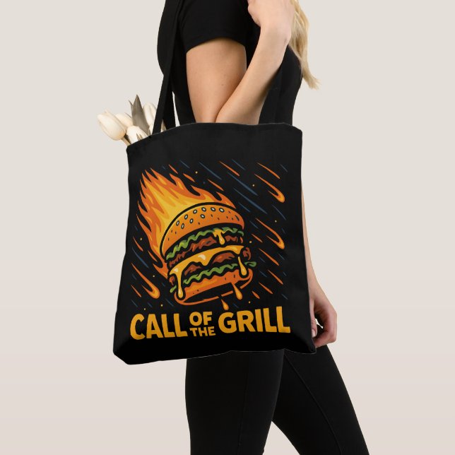 Bolso De Tela Llamada De Hambre Asteroide Del Grill (Detalle)
