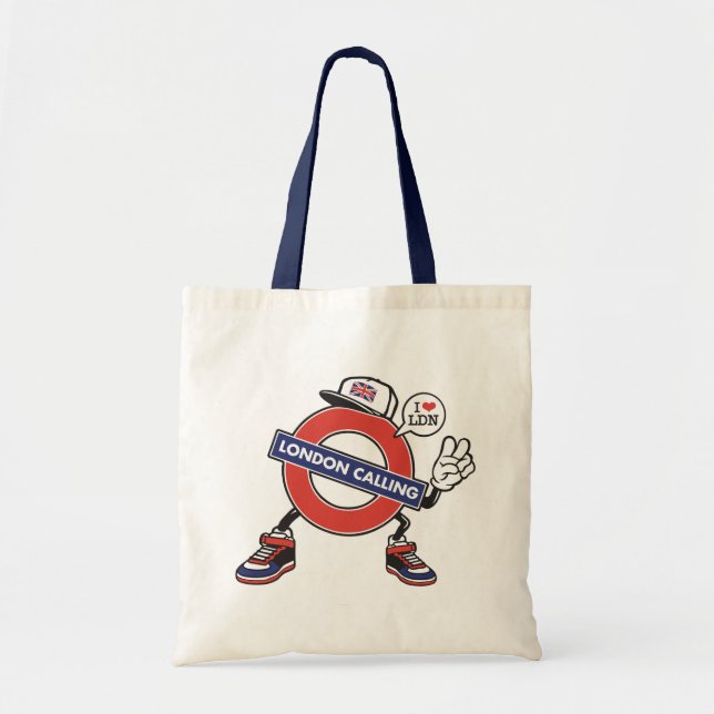 Bolso De Tela Llamada de Londres (Frente)