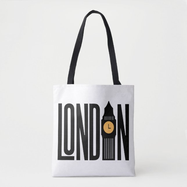 Bolso De Tela Llamada de Londres - emblemáticos monumentos Tote  (Anverso)