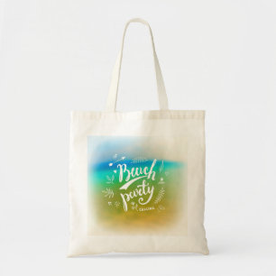 Bolso De Tela Llamadas de Fiesta de playa