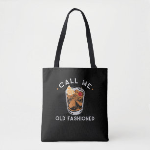 Bolso De Tela Llámame Cocktail De Bebida De Whiskey Antiguo