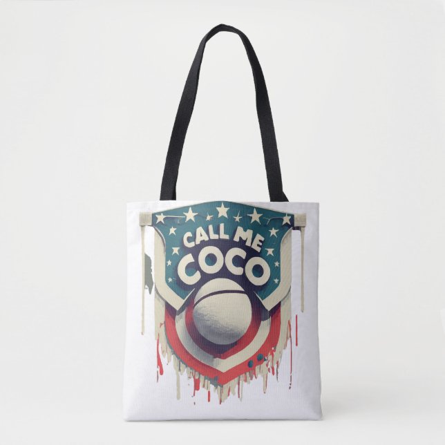 Bolso De Tela Llámame Coco Llámame Campeón (Anverso)