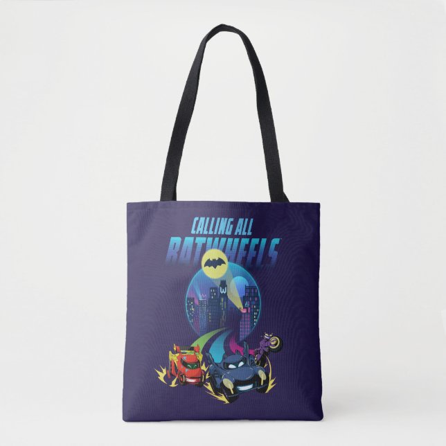 Bolso De Tela Llamando a todas las ruedas de batería™ (Anverso)