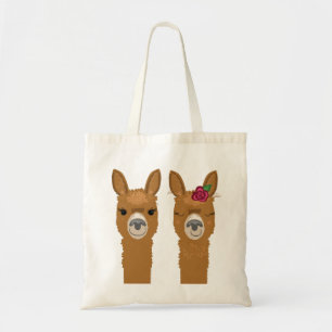 Bolso De Tela Llamas cutas