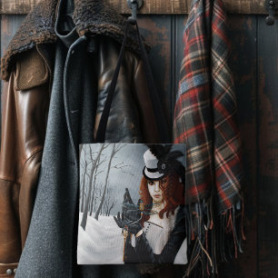 Bolso De Tela Llave de libélula de invierno steampunk victoriana