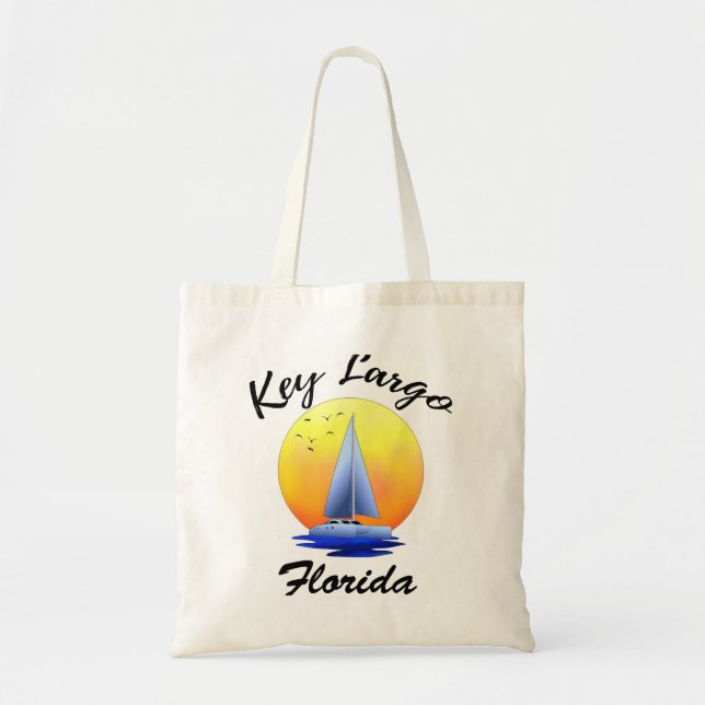Bolso De Tela Llave en Largo Florida (Frente)
