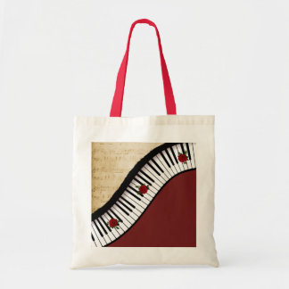 Bolso De Tela Llaves del piano del totalizador del presupuesto,