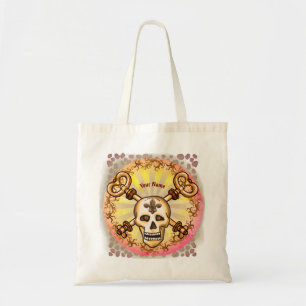 Bolso De Tela Llaves esqueleto cráneo