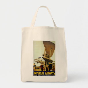 Bolso De Tela Llegada de Imperial Airways