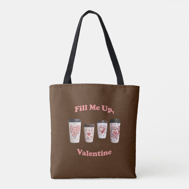 Bolso De Tela ¡Lléname, Valentine! (Reverso)
