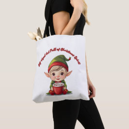 Bolso De Tela Lleno de espíritu Navidad, regalo festivo lindo