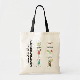 Bolso De Tela Lleno de opciones importantes: cócteles de verano