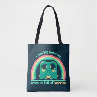 Bolso De Tela Lleno de Preocupaciones