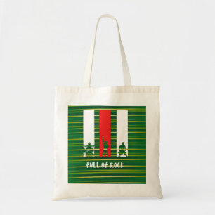Bolso De Tela lleno de rock