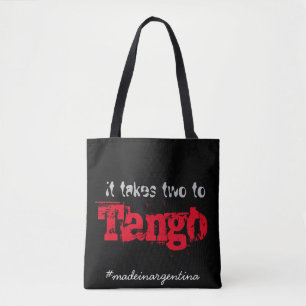 Bolso De Tela Lleva dos el tango