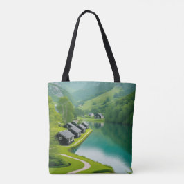 Bolso De Tela "Lleva las montañas adonde vayas - Escenario