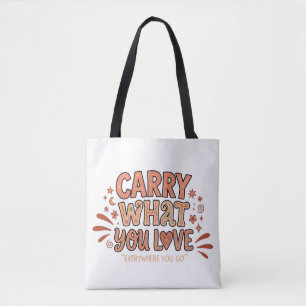 Bolso De Tela Lleva Lo Que Amas