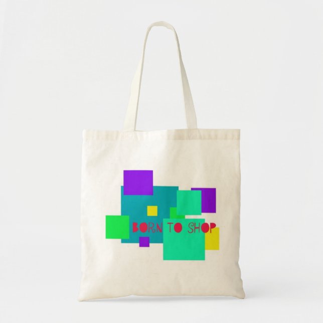 Bolso De Tela Llevado hacer compras tote (Frente)