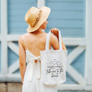 Bolso De Tela Llévame a la playa