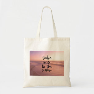 Bolso De Tela Llévame Al Océano