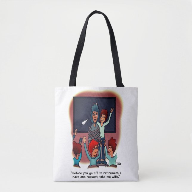 Bolso De Tela Llévame Con Jubilación (Anverso)