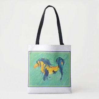 Bolso De Tela llevar todo el tote Mestengo WaterHorse