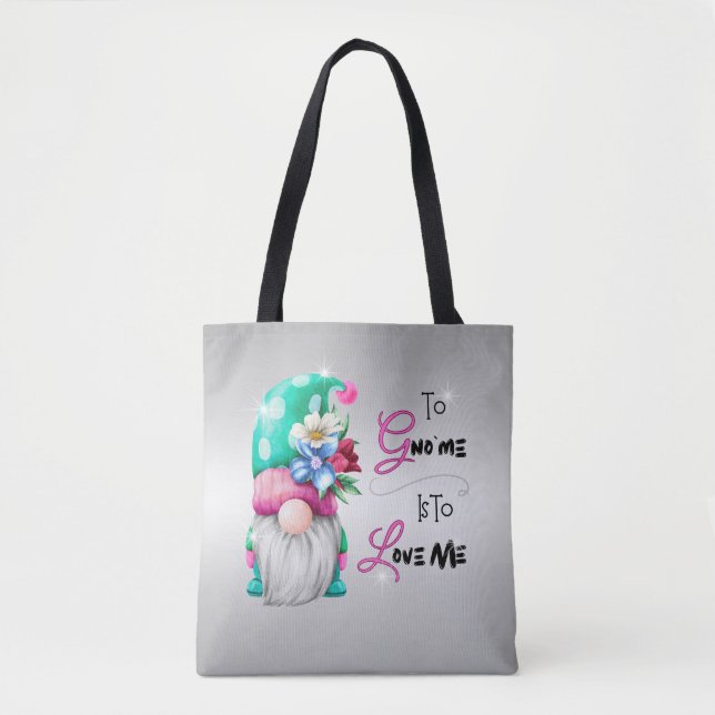 Bolso De Tela Llevar un poco de nerviosismo en este Adorable Gno (Anverso)