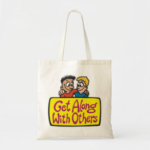 Bolso De Tela Llevarse Bien Con Otros Amigos Amabilidad y Unidad