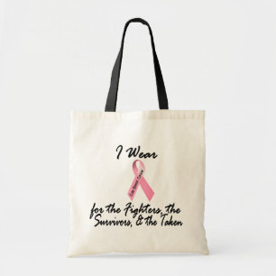 Bolso De Tela Llevo a los supervivientes rosados de los