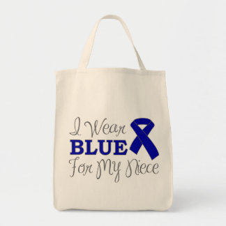 Bolso De Tela Llevo el azul para mi sobrina (la cinta azul de la