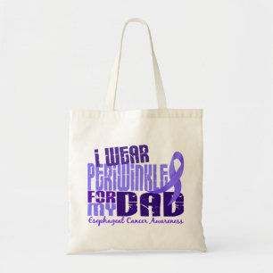 Bolso De Tela Llevo el bígaro para mi cáncer del esófago del