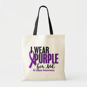 Bolso De Tela Llevo la púrpura para MÍ el lupus 10