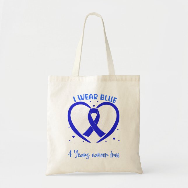 Bolso De Tela Llevo Regalos De Sobrevivientes De Cáncer De Colón (Frente)