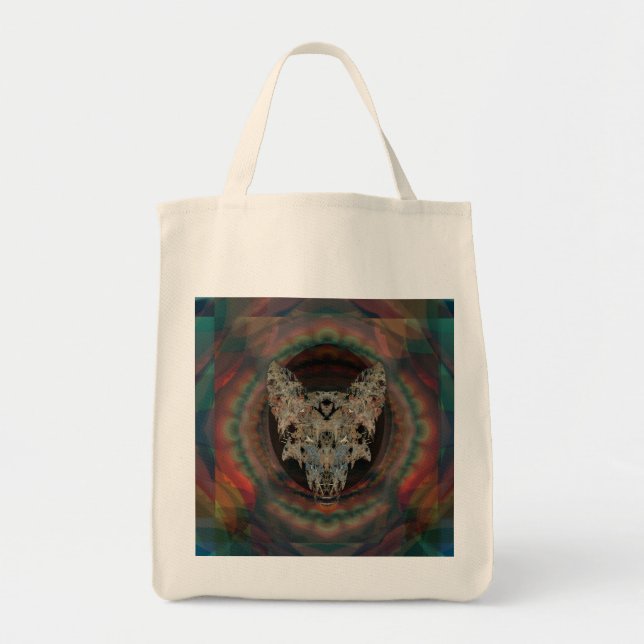 Bolso De Tela Llorido de lobo (Frente)