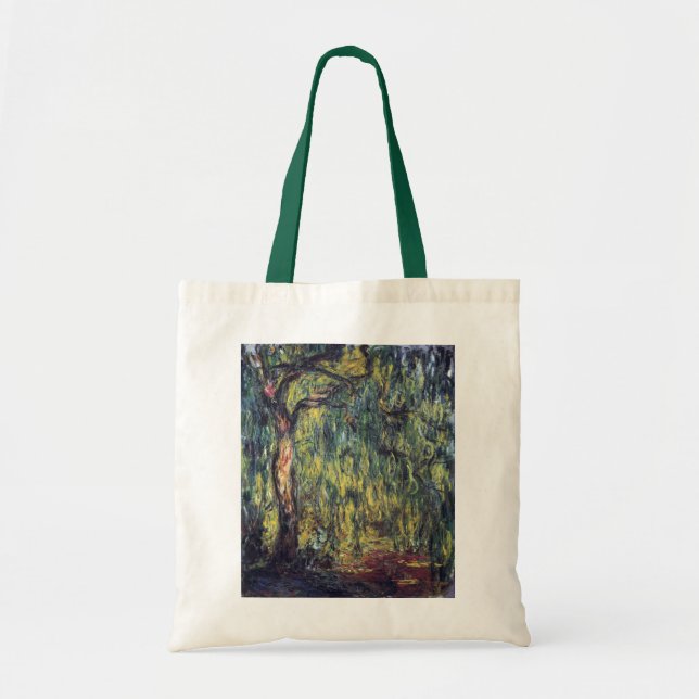 Bolso De Tela Llovidos por Claude Monet, Bella Artes de la época (Frente)