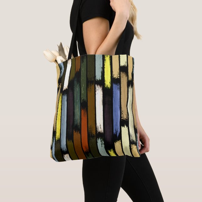 Bolso De Tela Lluvia de colores 4 (Detalle)