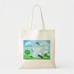 Bolso De Tela Lluvia de flores