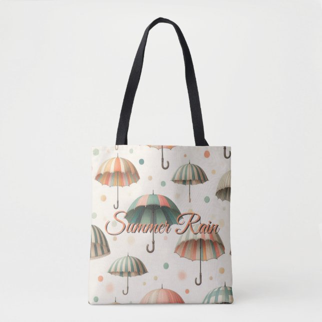 Bolso De Tela Lluvia de verano (Anverso)