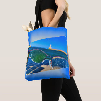 Bolso De Tela Lluvia en el mar
