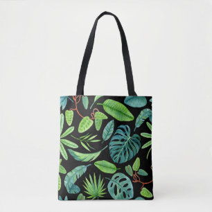 Bolso De Tela Lluvia tropical: vegetación de selva tropical.
